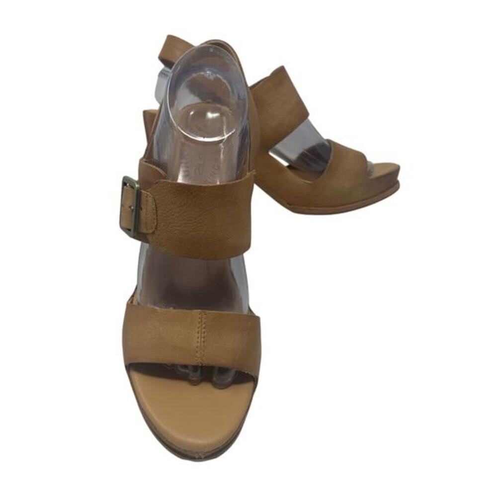 EUC/Like New KORK-EASE Carmel Leather Platform Sandals SZ9